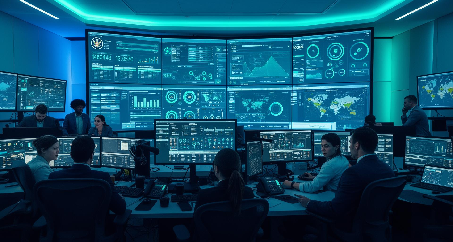 E3S engineering team in operations center