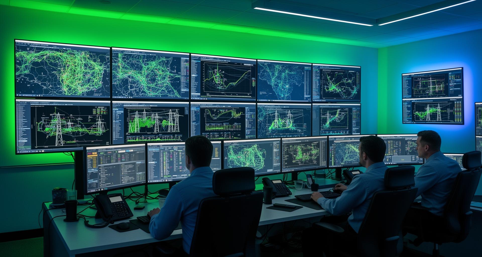 Energy grid control center operations